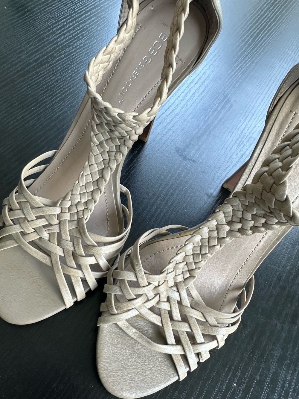 BCBGeneration Preston Taupe Heels